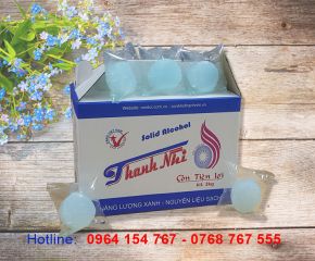 Cồn thạch đóng túi